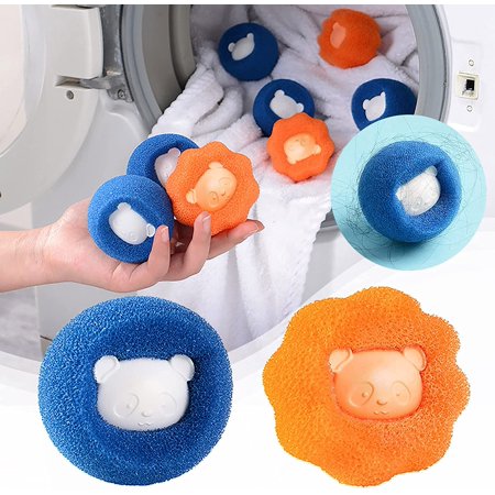 1PC Reusable Hair Remover Washing Machine Hair Catcher Laundry Ball Dryer Ball for Clothing Dog Cat Pet Hair Remover