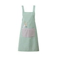thumbnail image 2 of Tyidzon Aprons for Women with Pockets, Flower Cooking Apron with Adjustable Neck Strap, Kitchen Aprons for Cooking Washing Dishes, 2 of 6