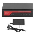 thumbnail image 2 of 5 Port Gigabit Ethernet  Switch with Iron Shell Design, Flexible Installation Auto MDI MDIX Support, 10 100 1000Mbps Ethernet  Switch Hub for Home, Office, 2 of 8