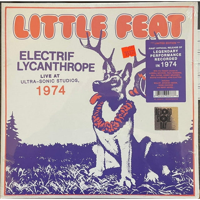 LITTLE FEAT ELECTRIF LYCANTHROPE - LIVE AT ULTRA SONIC STUDIOS 1974 (2LP)