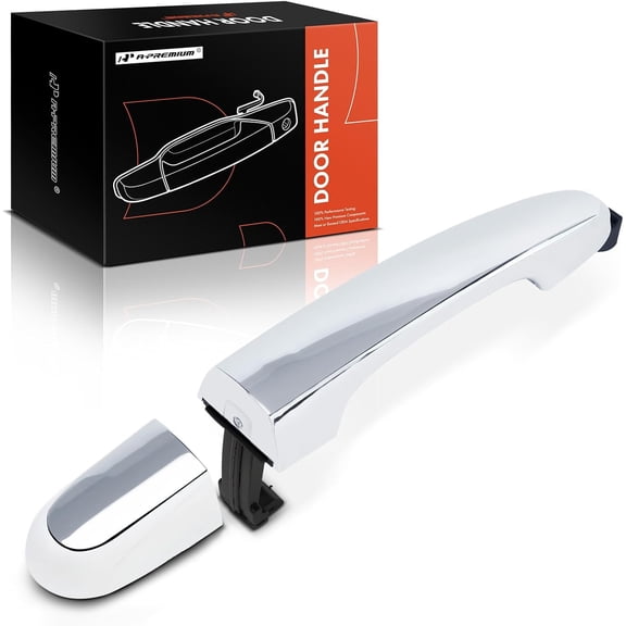 A-Premium Rear Driver Side Exterior Door Handle Compatible with Kia Sorento 2011 2012 2013 2014 2015 Chrome Replace# 83652-2P010 836522P010