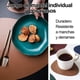 thumbnail image 5 of Juego de 12 manteles Individuales con Posavasos, Tischsets Leder de Doble Cara, Resistentes al Calor, manteles Individuales ovalados, Utilizado en restaurantes, hoteles, Fiestas, 5 of 7