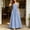 Blue, variant on Women's Summer Spaghetti Strap Maxi Dresses Plaid Square Neck A Line Casual Beach Vacation Long Sundress Blue XL(XL)