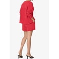 thumbnail image 4 of TheMogan Women's PLUS Cotton Terry Long Sleeve Oversized Top & Drawstring Shorts SET, 4 of 7