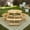 Oak & 6 Person, variant on 6 Person Picnic Table, Outdoor Round Dining Table with 3 -in Benches, Umbrella Hole, Outside Patio Backyard Table and Bench Set, 500lbs Capacity Per Bench(Brown)
