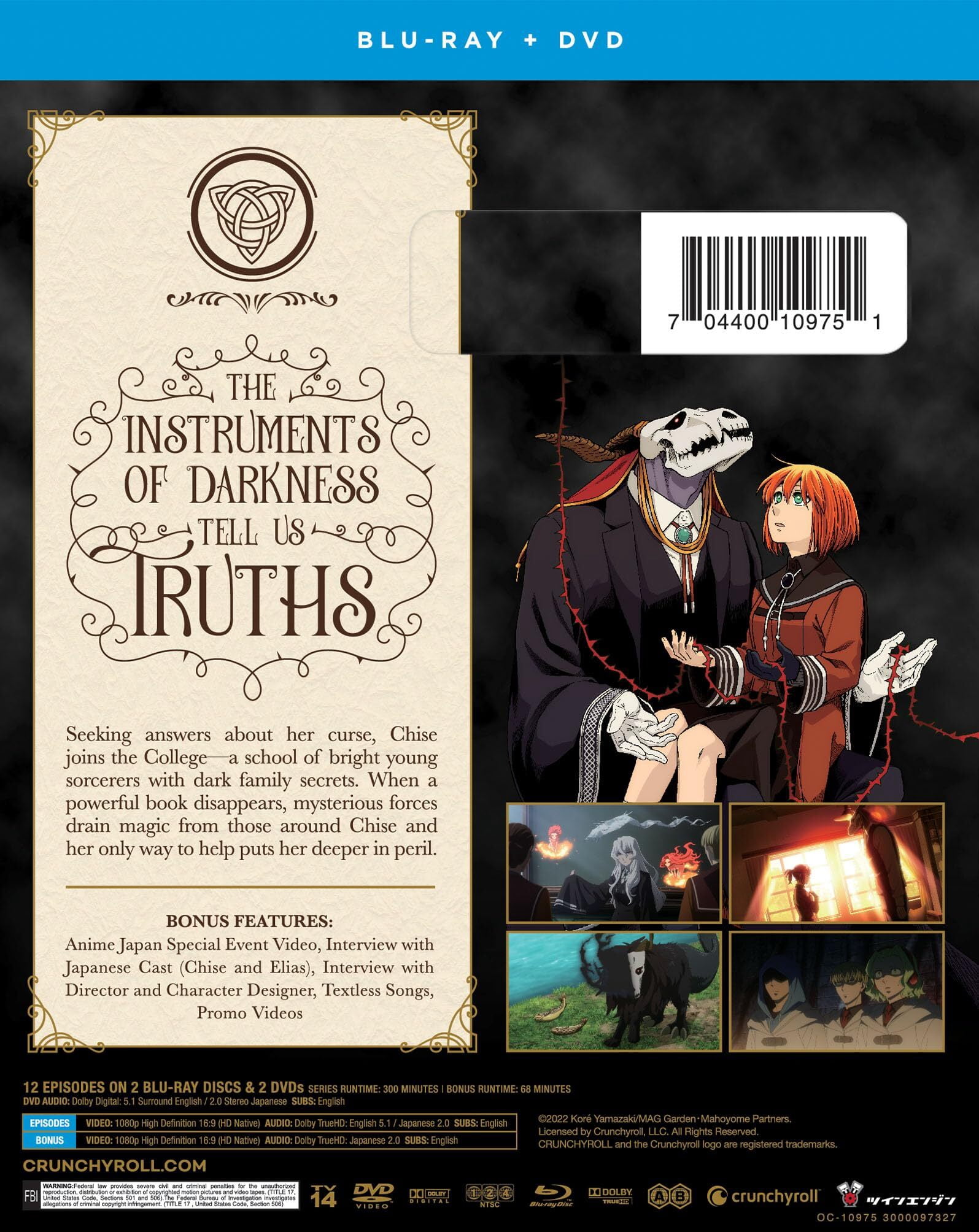 その他 The Ancient Magus Bride: Part Two [Blu-ray] Amazon.com: The Ancient Magus Bride: Part Two [Blu-ray] : Dani