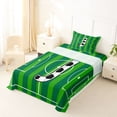 thumbnail image 5 of Erosebridal Sport Game Ball Theme Twin Sheet Sets,Kids Cartoon Monogrammed J Bedding For Football Boys 3-Piece, 5 of 6