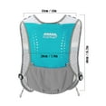 thumbnail image 2 of Gustave Hydration Pack Backpack with 2L Water Bladder, Outdoor Lightweight Hydropack Vest Backpack Daypack for Men Women Running Hiking Cycling - Blue, 2 of 9
