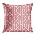 thumbnail image 1 of EREHome Lines Trellis Pattern Accessory All Bunting Curves Graphic Interior Lattice Pillowcase Cushion Cover 18x18 inch, 1 of 1