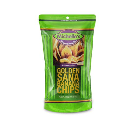 Home made Golden - Sana Banana Chips - 350 G / 12.35 OZ - Product of the Philippines