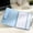 Blue, variant on Foldable Clipboard Folder with Clip and Elastic Closure - Lightweight Foam Board Document Organizer for Office and Travel Use green