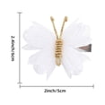 thumbnail image 3 of Pinzas para el cabello Fernando 2 Uds Mariposa Accesorios de Moda Malla Blanca, 3 of 8