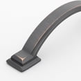 thumbnail image 2 of GlideRite 3 in. Center Arched Square Pulls Cabinet Hardware Handles, Oil Rubbed Bronze, Pack of 5, 2 of 3