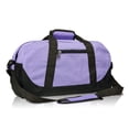 thumbnail image 2 of DALIX 18" Duffle Bag Two-Tone Sports Travel Gym Luggage Bag in Purple, 2 of 5
