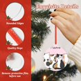 thumbnail image 4 of Naloa Cute Cats Acrylic Santa Tree Decorations Christmas Hanging Pendant for Christmas Winter New Year Party Hanging Decorations-Round Shape, 4 of 7