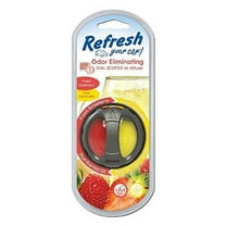 Refresh Your Car! 09022 Dual Scent Diffuser, Fresh Strawberry/Cool Lemonade - 6 PK