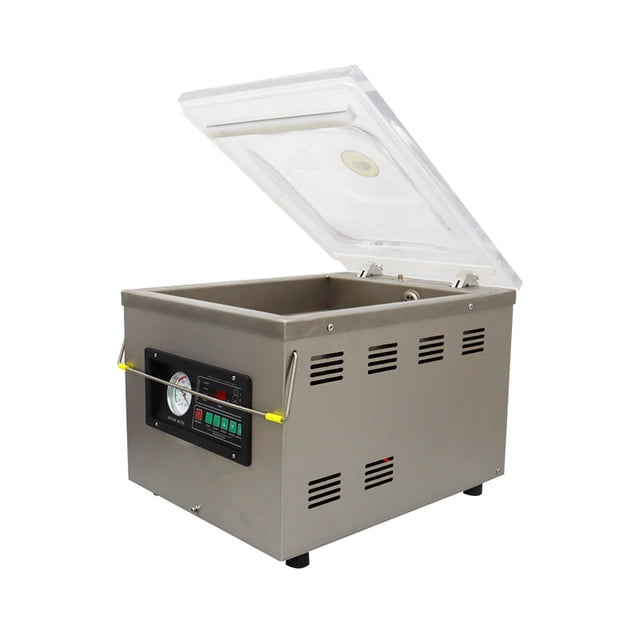 INTBUYING Desktop Chamber Vacuum Sealer Machine Kitchen Food Vacuum Packaging Sealer Machine for Food Saver Home Commercial Using 110V