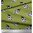 thumbnail image 2 of Soimoi Cotton Cambric Fabric Basset Hound Dog Printed Fabric 1 Yard 42 Inch Wide, 2 of 3
