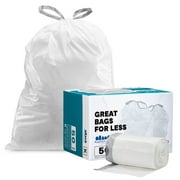 Plasticplace Simplehuman®* Code K Compatible Drawstring Trash Bags, 10 Gallon (50 Count)