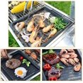 thumbnail image 5 of ZHAOCHENG Parrilla para barbacoa, placa de acero inoxidable de calidad alimentaria, resistente a la oxidación, placa para parrilla antiadherente, plancha portátil, 5 of 5