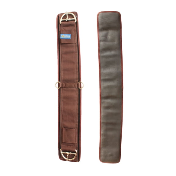 Horse Western Straight Girth Straight Cinch Neoprene Non-Slip Tack Brown 9765BR-30