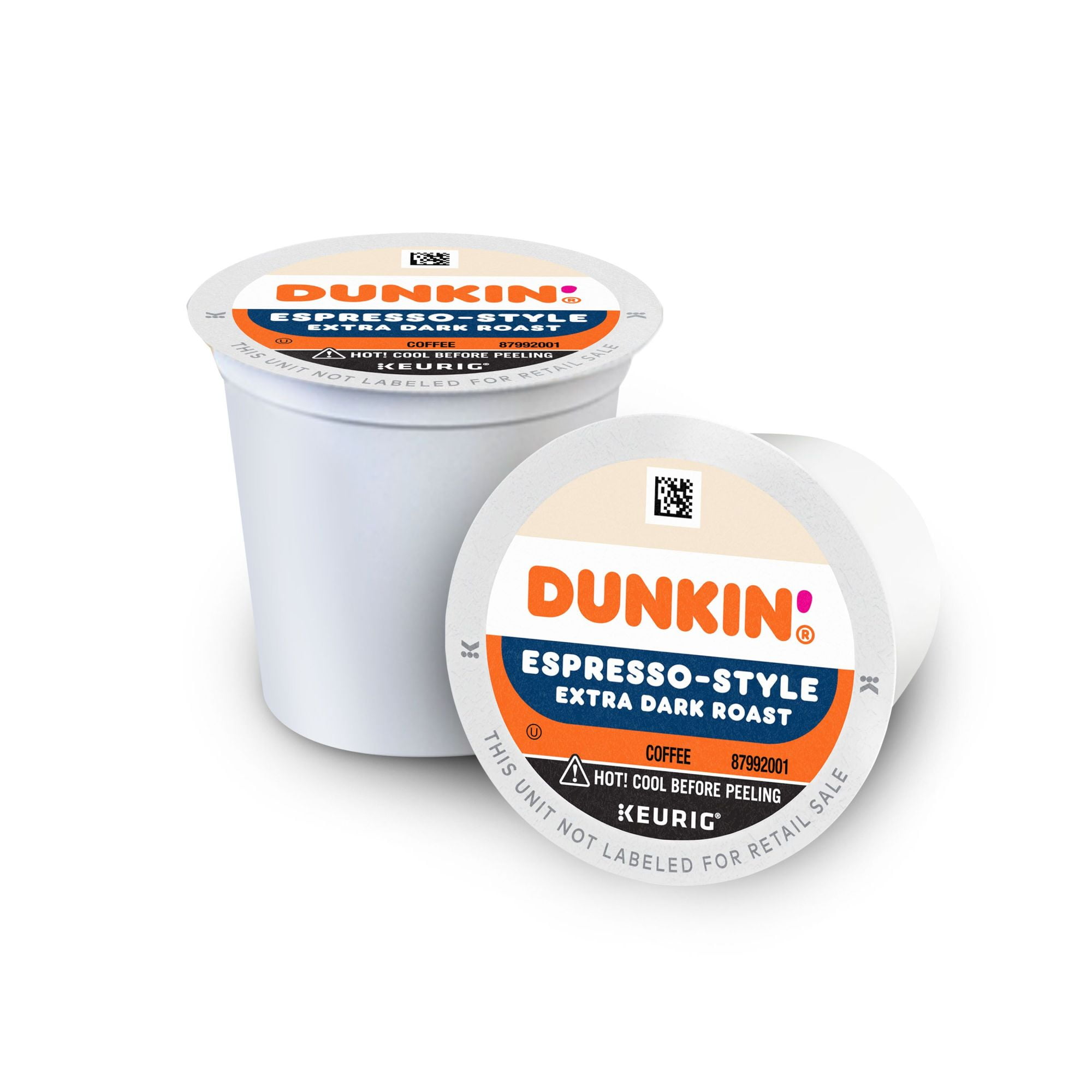 Dunkin Espresso-Style, Extra Dark Roast,  K-Cup Pods, 22 Count Box