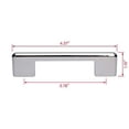 thumbnail image 3 of Utopia Alley Taylor Pull Handle - Decorative Cabinet Drop Pull Handles- Vintage Cabinet Hardware with Hand Finished Polished Chrome - Metal Drawer Pull Handle, 3.78" Center to Center, 3 of 7