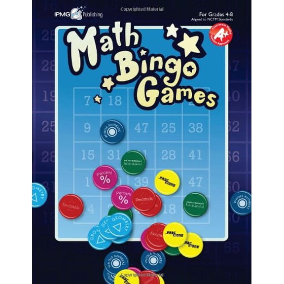 Pre-Owned Math Bingo Games, 9781934218129, 193421812X, Paperback, 2nd edition