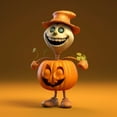 thumbnail image 1 of Desktop Ornament Hallwee Gift PumpkinStatue  Hallowee PumpkinFreak Layout Props  Hallowee Garden  PumpkinFreak Statue  Decoration  Art Prop, 1 of 5
