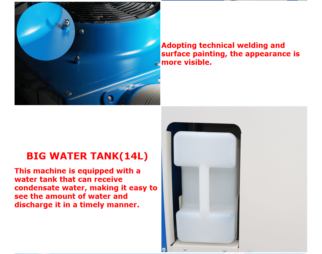 Single Tube Industrial Air Conditioner Portable Mobile Spot Cooler Refrigerant 110V 480m³/h Blue