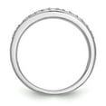 thumbnail image 2 of Solid 14k White Gold Lab Grown Diamond Wedding Band Ring Size 6 (.225 cttw.), 2 of 8