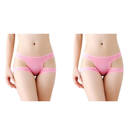 Wijhcboe 2 Pack Underwear Women s Lingerie plus Size Women Thong Bragas Sexy Sparkly Garter Belt Panties Thong Word Pants Petite Lingerie for Women Small Ladies Briefs Night Bra Bust up Vintage Cors
