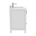 thumbnail image 6 of Ayna Decors Rooh 30 in White Bathroom Vanity Set with White Quartz Countertop | Ceramic Sink | 2 Soft Closing Doors | 1 Full Extention Soft Close Drawer | Brushed Nickel Hardware | AVR30WH3002, 6 of 10