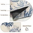 thumbnail image 6 of 2x3 Ft Entryway Area Rug, Navy Blue Seahorse Coastal Kitchen Rug Runner Washable Floor Mat, Beach Botanical Vintage Non Slip Indoor Door Mat Throw Carpet for Bathroom Living Room Bedroom, 6 of 8