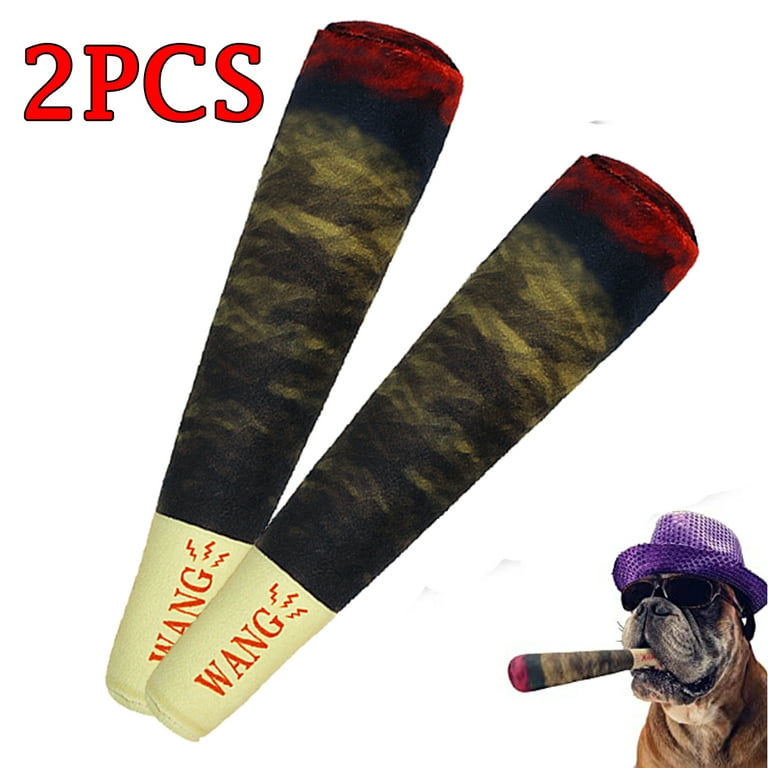 4PCS Funny Dog Toys - Chew Toy for Medium Small Large Dogs - Cool Dog Stuff  Plush Squeaky Pet Toys - Cute Gift for Dog Birthday, Halloween and