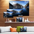 thumbnail image 3 of Frozen Mountain Lake Pano - Impression sur Toile Paysage, 3 of 4