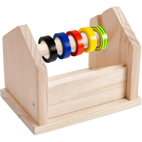 Wood Adhesive Tape Dispenser with Acrylic Sheets Blanched Almond 148x207x165mm 1pc