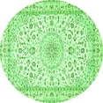thumbnail image 1 of Ahgly Company Indoor Round Persian Green Traditional Area Rugs, 5' Round, 1 of 1