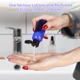 thumbnail image 3 of 100 PCS Travel Bottles with Flip Cap, 60 ML Blue Plastic Travel Size Containers with Funnels, Portable Leak Proof Squeeze Bottles Refillable Empty Cosmetic Containers for Liquid Shampoo Lotion, 3 of 6
