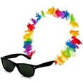 thumbnail image 2 of PMU Sunglasses with Silk Flower Lei Holder Wearable Hawaiian Luau Party Costume and Accessory (3/pkg)Pkg/1, 2 of 3
