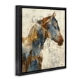 thumbnail image 3 of Stupell Industries Rustic Lodge Earthy Abstract Layered Horse Black Floating Frame Canvas Art, 18 x 18, by Scott Brems, 3 of 8