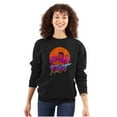 thumbnail image 3 of Street Fighter Vintage Ryu Sunset Sweatshirt for Men or Women Brisco Brands S, 3 of 6