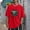 Red, variant on Men T Shirts Wild Graphic T Shirt for All Soft Breathable Short Sleeve Retro Western Style Country Music Top