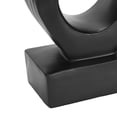 thumbnail image 4 of NFTIGB Abstract Wing Sculpture Artistic Decorative Resin Wing Statue Ornament for Living Room Office Black (18.1 inches / 46 cm), 4 of 9