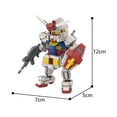 thumbnail image 2 of MOC-43683 Ensemble Gundam RX-78 Jouets de Construction Compatibles avec LEGO, 2 of 5