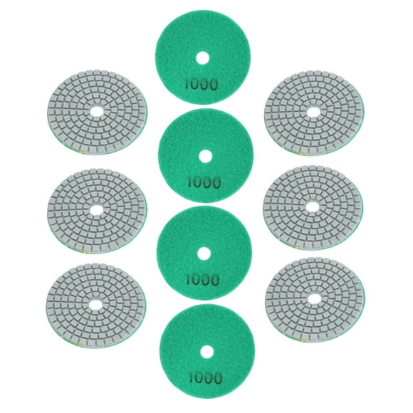 10Pcs 3in Sanding Discs Pads, Polishing Pads Buffing Polishing Marble Concrete Stones 1000 Mesh For Granite Concrete Marble