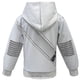 thumbnail image 3 of Marshmallow Dj Cosplay Costume Hoodie + Pants + Headgear Outfits Set For Kids 5-13 Years, 3 of 5