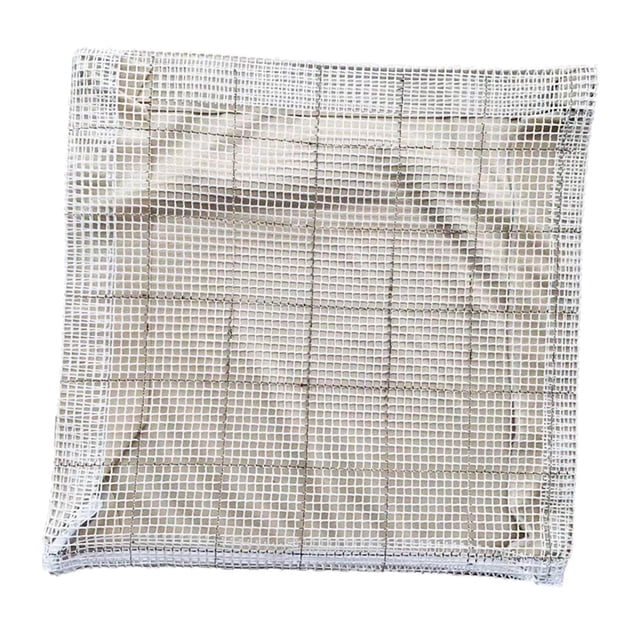 Rongfmy Rug Hooking Mesh Fabrics Accessories for Generous Working Surface Mesh Sheet 40cmx40cm