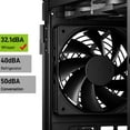 thumbnail image 4 of Darkrock 3pcs 120mm Cooling Fans for Computer Case 3PIN qUIET, 4 of 9
