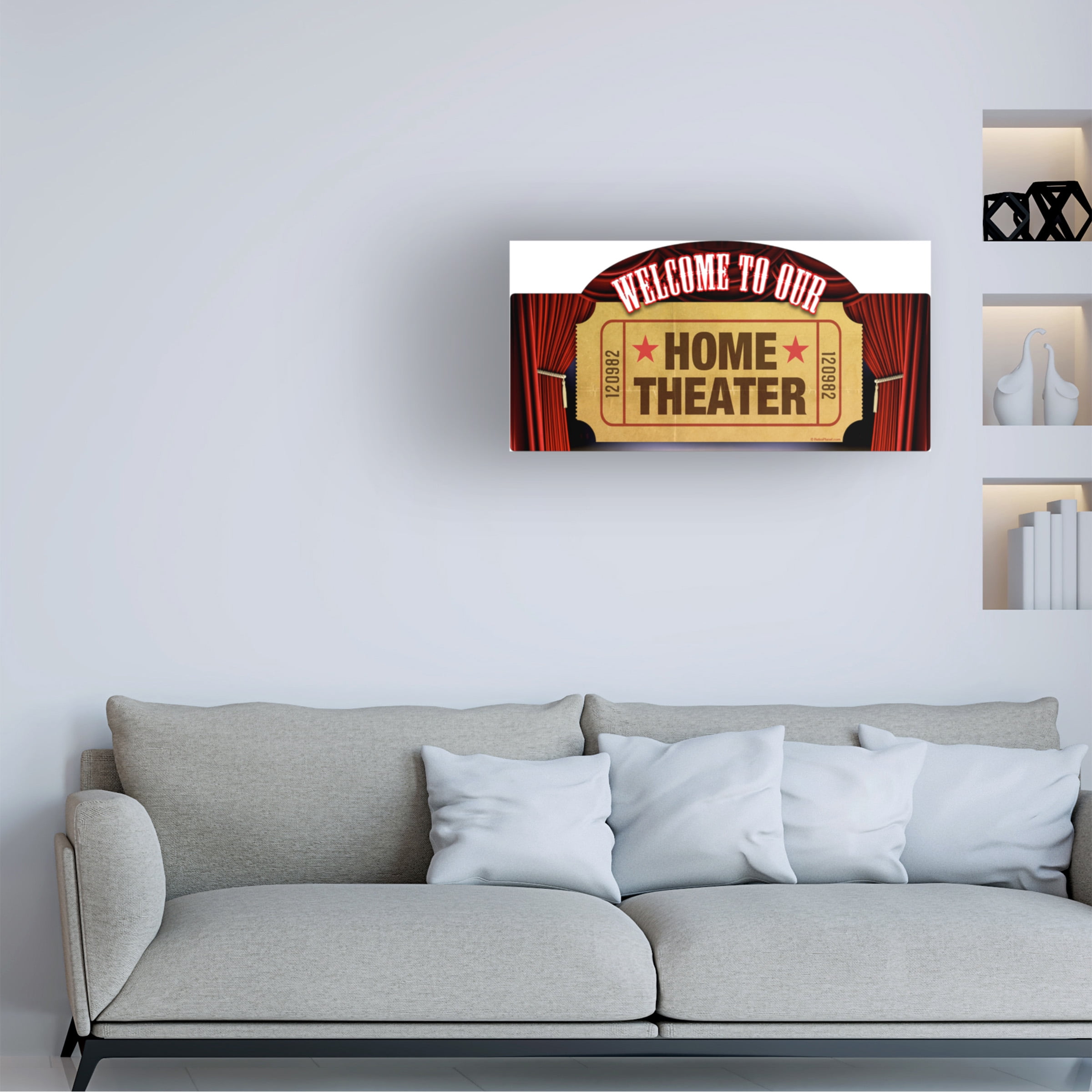 RetroPlanet 'Home Theater Marquee' Canvas Art